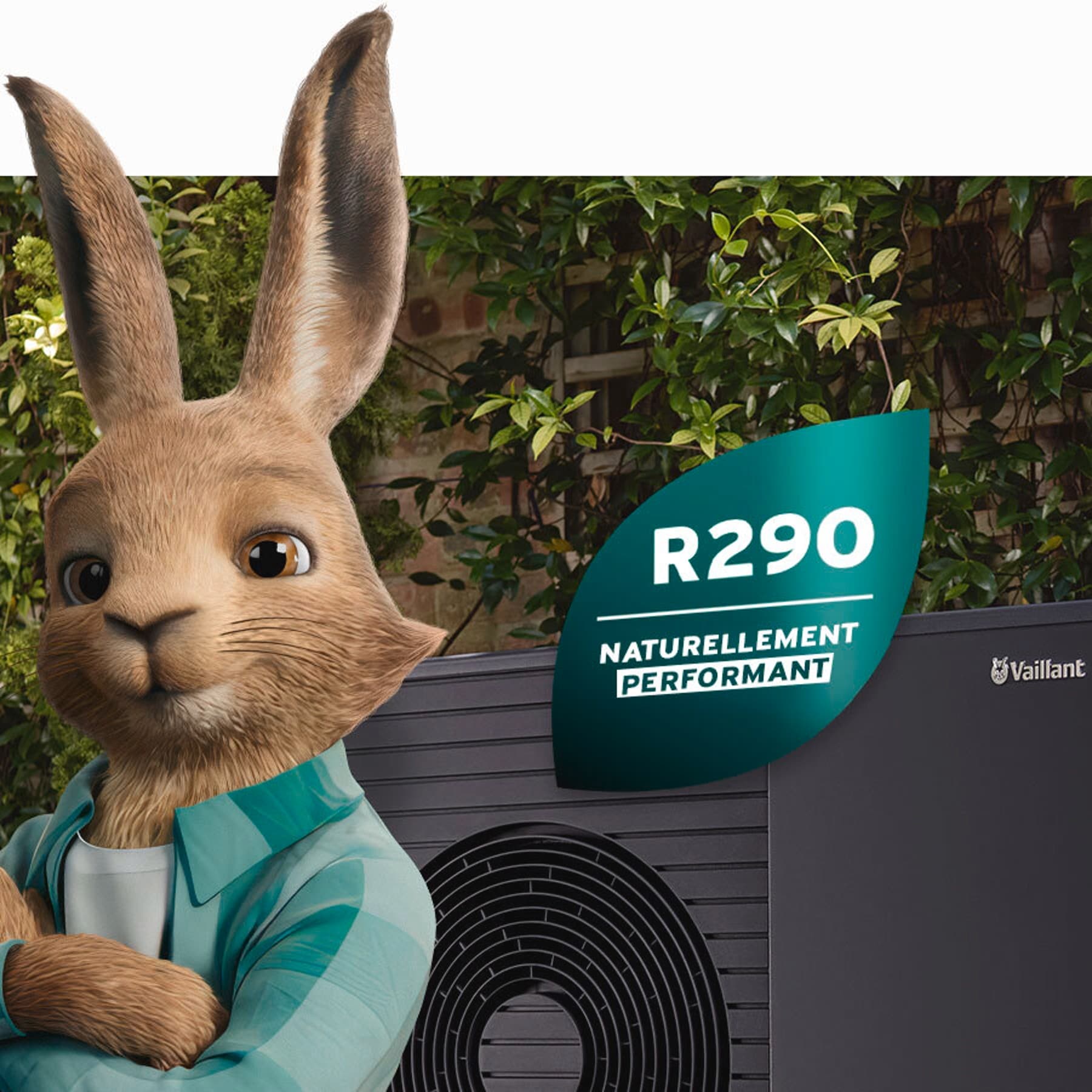 Zajączek Vaillant z etykietą R290